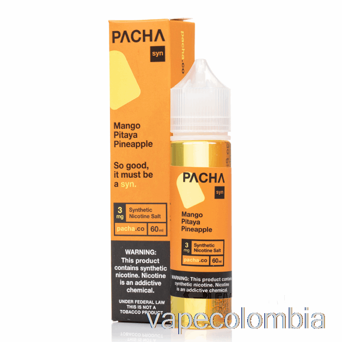 Vape Recargable Mango Pitaya Piña - Pachamama - 60ml 0mg